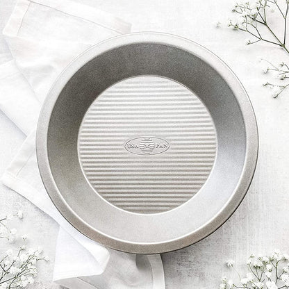 USA Pan Bakeware Aluminized Steel Pie Pan, 9-Inch - CookCave