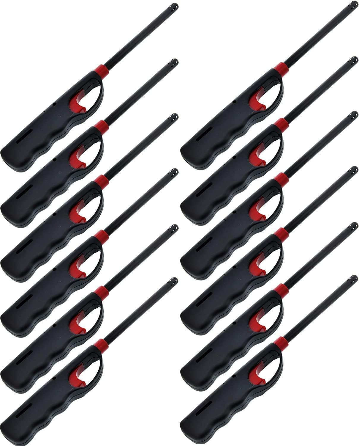 Vezee Bamboo 12 Pack - Fluid less BBQ Grill Click Flame Lighter - CookCave