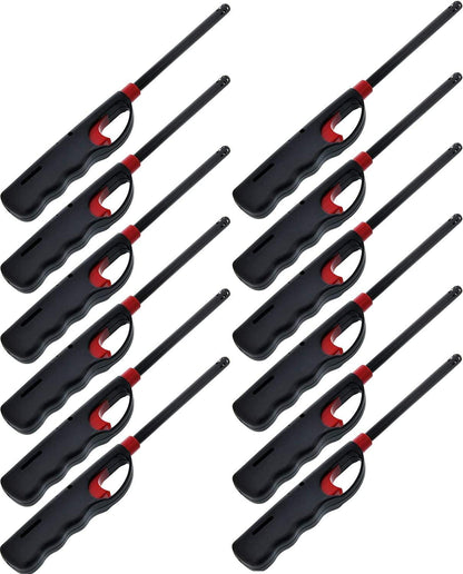 Vezee Bamboo 12 Pack - Fluid less BBQ Grill Click Flame Lighter - CookCave