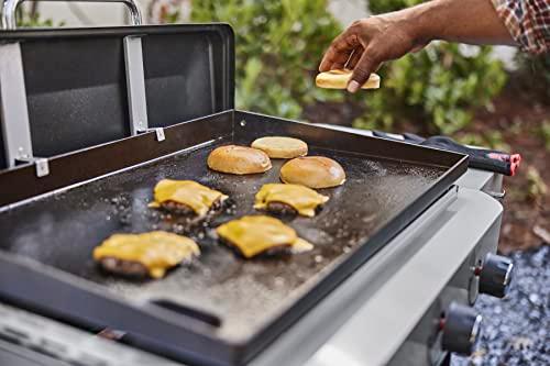 Weber 28" Gas Griddle, 3 Burner, Black - CookCave