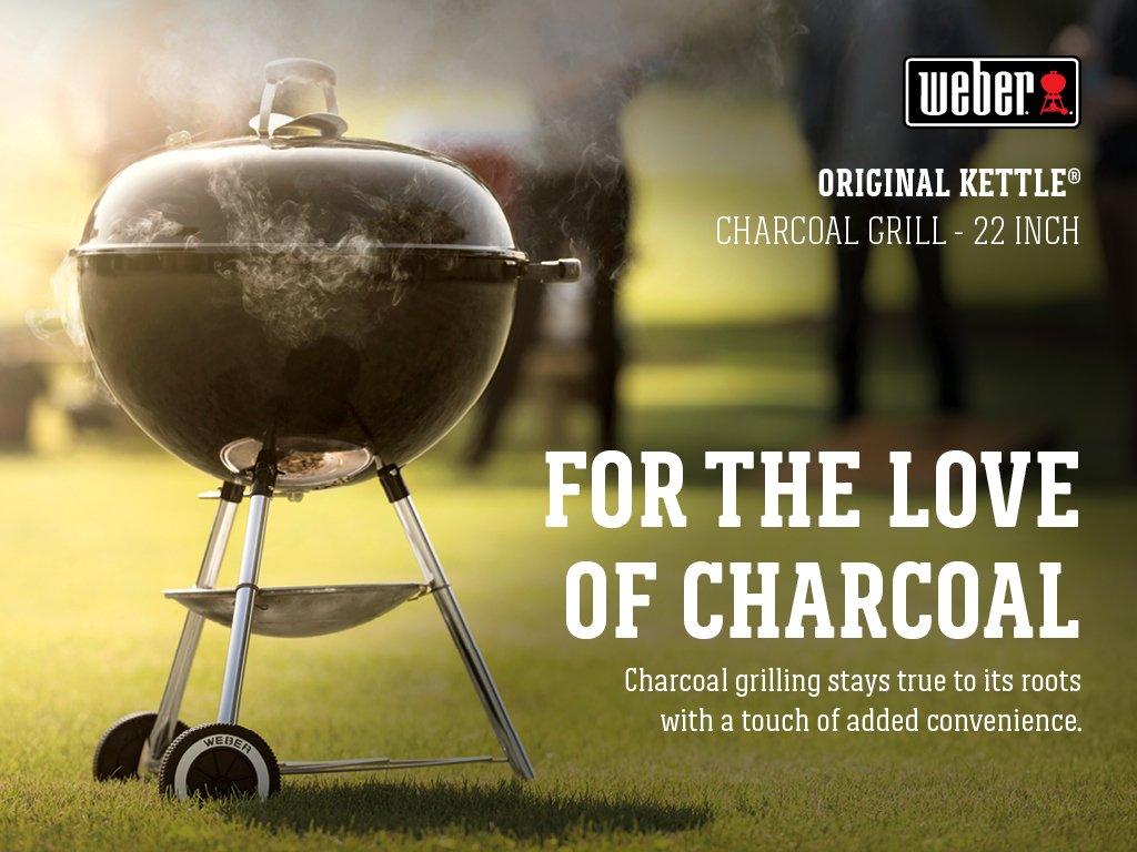 Weber Original Kettle 22-Inch Charcoal Grill - CookCave