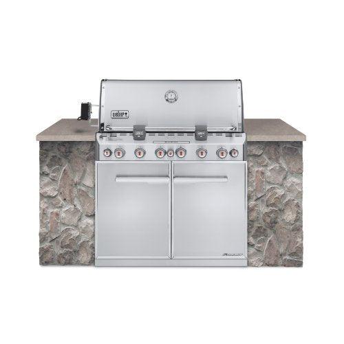 Weber Summit S-660 Built-In Natural Gas in Stainless Steel Grill - CookCave