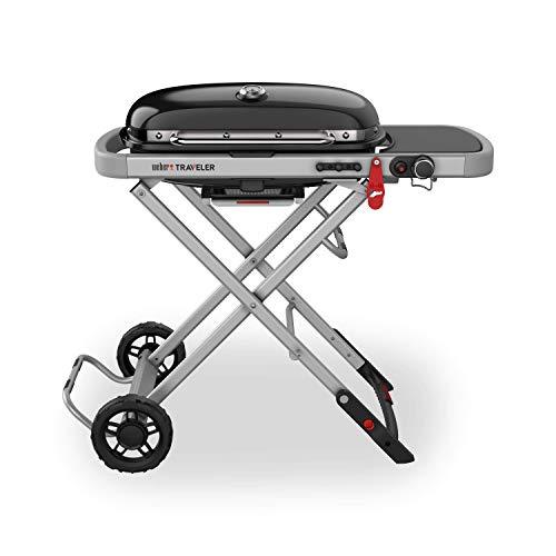 Weber Traveler Portable Gas Grill, Black - CookCave