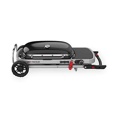 Weber Traveler Portable Gas Grill, Black - CookCave