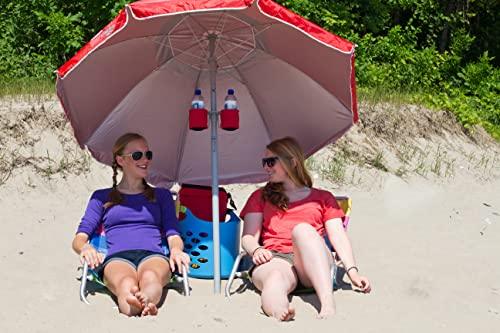 Wondershade 5' Sun Shade Umbrella, Portable Lightweight Adjustable Instant Sun Protection UPF 50+ - Blue - CookCave