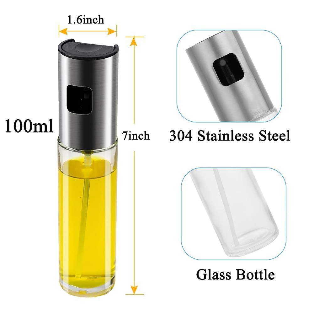 ZEREOOY Oil Sprayer for Cooking Olive Oil Sprayer Mister for Air Fryer Vegetable Vinegar Oil Portable Mini Kitchen Gadgets for Baking,Salad,Grilling,BBQ,Roasting (1) - CookCave