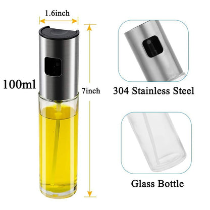 ZEREOOY Oil Sprayer for Cooking Olive Oil Sprayer Mister for Air Fryer Vegetable Vinegar Oil Portable Mini Kitchen Gadgets for Baking,Salad,Grilling,BBQ,Roasting (1) - CookCave