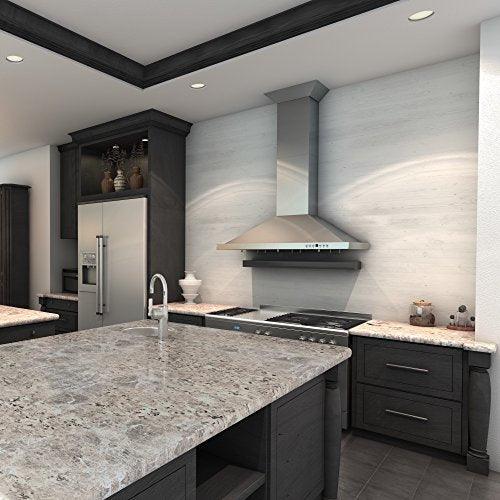 ZLINE 36 in. Convertible Vent Outdoor Approved Wall Mount Range Hood in Stainless Steel (KB-304-36) - CookCave