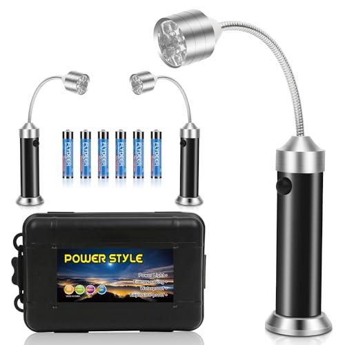 ZPGTE Grill Light - Christmas Stocking Stuffers Gifts for Men, BBQ Grilling Accessories for Outdoor Grill, LED Barbecue Light with Magnetic Base & 360° Flexible Gooseneck, Batteries Included - 2 Pack - CookCave