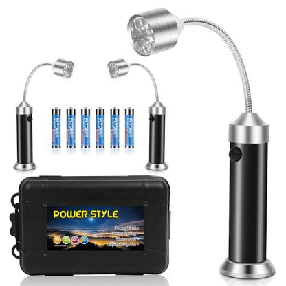 ZPGTE Grill Light - Christmas Stocking Stuffers Gifts for Men, BBQ Grilling Accessories for Outdoor Grill, LED Barbecue Light with Magnetic Base & 360° Flexible Gooseneck, Batteries Included - 2 Pack - CookCave